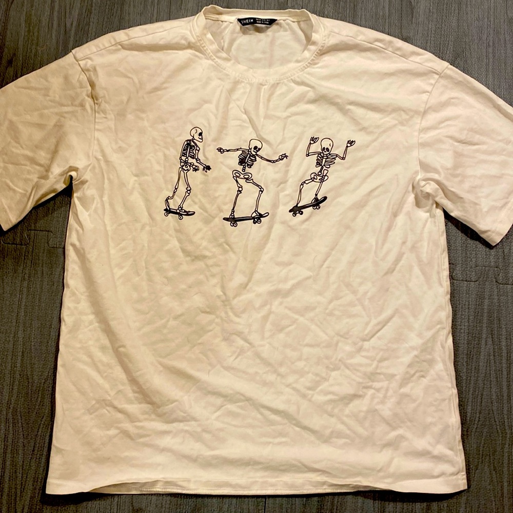 SHEIN oversized Skelton tee